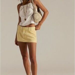 Free people gallivanting washed skort